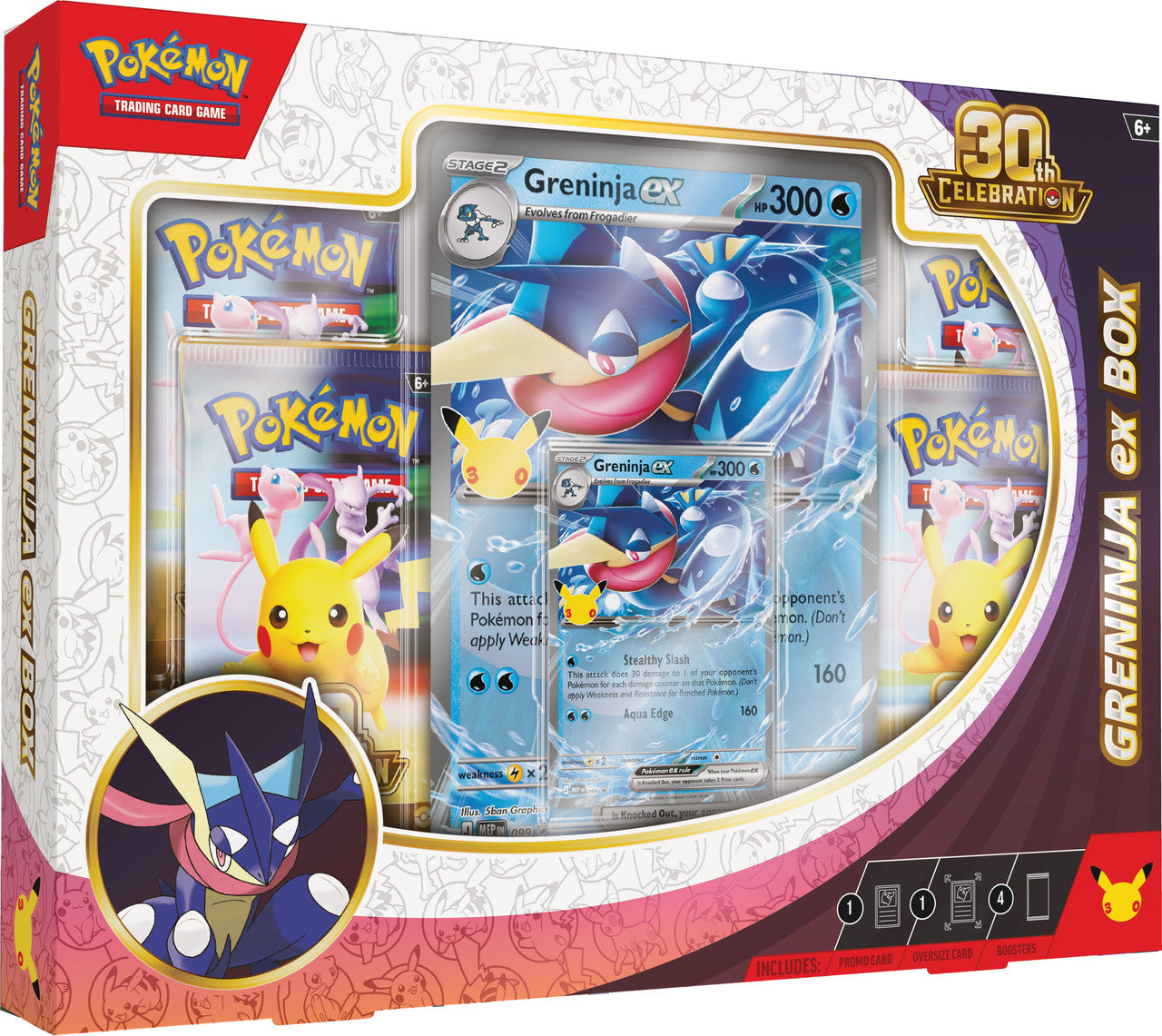 PREORDER: Pokemon TCG: 30th Celebration Sylveon ex Box / Greninja ex Box