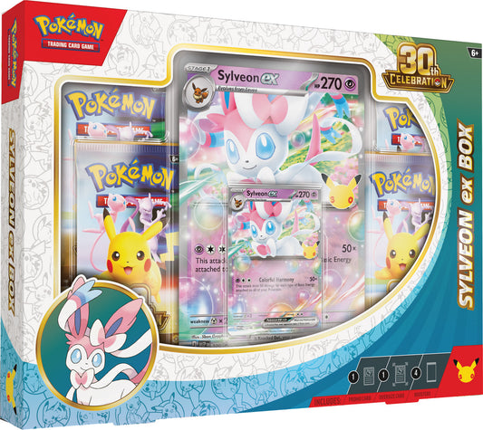PREORDER: Pokemon TCG: 30th Celebration Sylveon ex Box / Greninja ex Box
