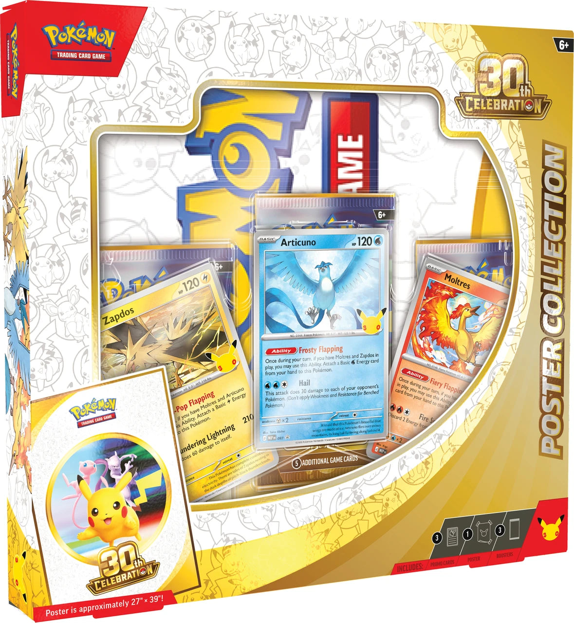 PREORDER: Pokemon TCG: 30th Celebration Poster Box