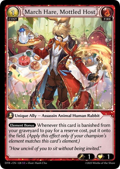 March Hare, Mottled Host 128 Super Rare Distorted Reflections NM
