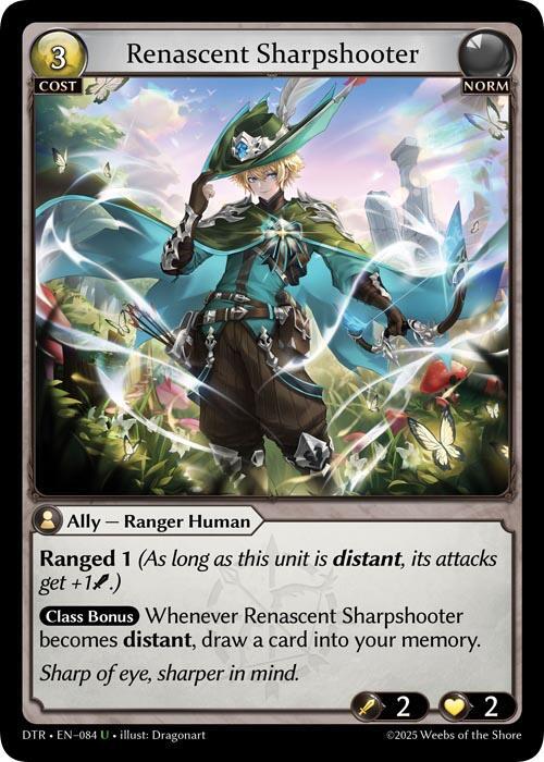Renascent Sharpshooter 084 Uncommon Distorted Reflections NM