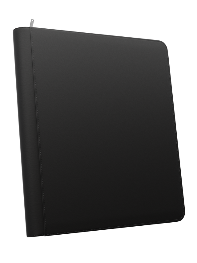 Palms Off Gaming | Stealth 12 Pocket Zip Binder - 480 - Black
