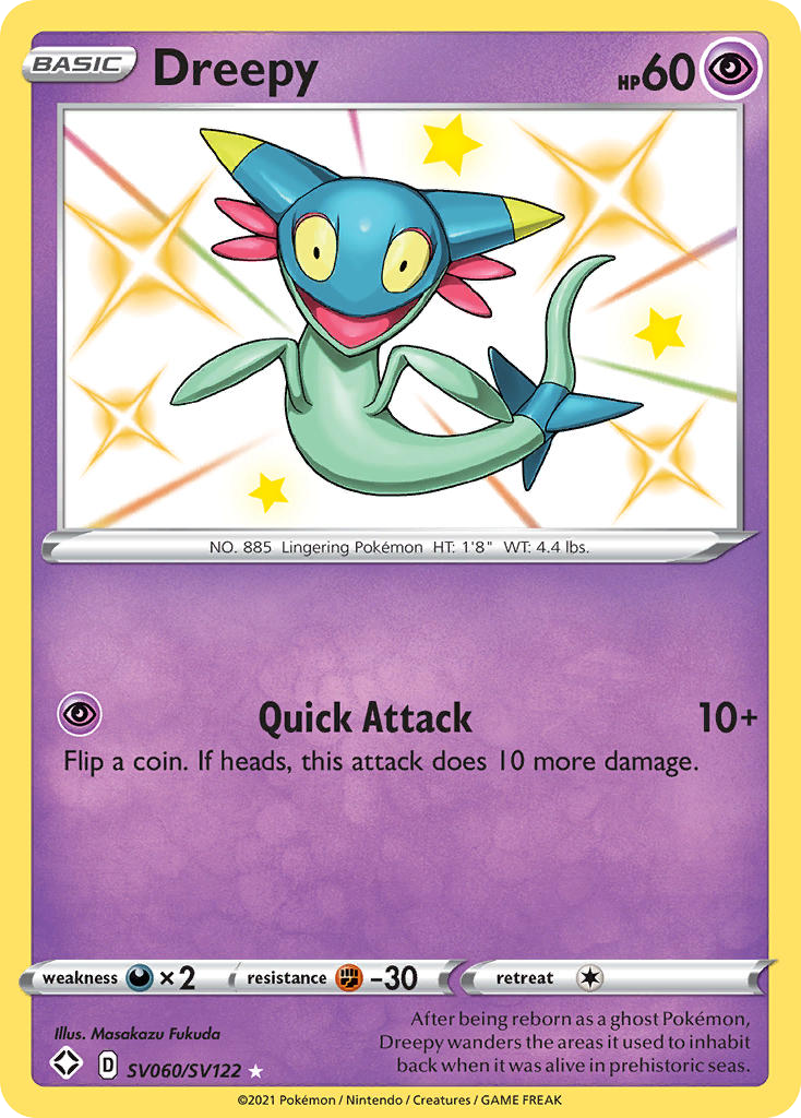Dreepy SV060/SV122 Shiny Rare Shining Fates Shiny Vault NM/M