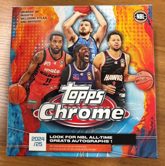 2024-25 Topps Chrome NBL Basketball Mega Box