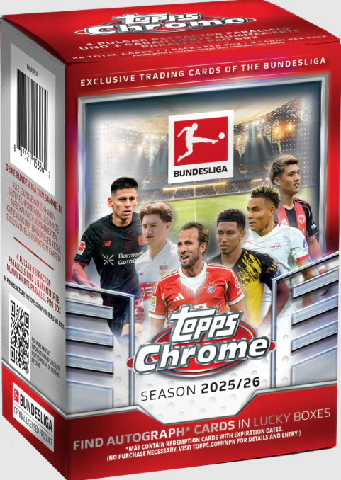 2025-26 Topps Chrome Bundesliga Value Blaster Box