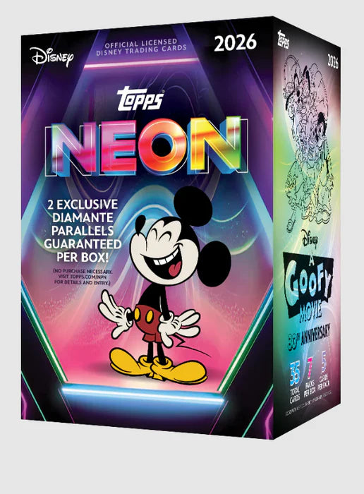 2026 Topps Chrome Disney Neon Value Blaster Box
