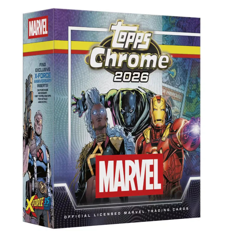 2026 Topps Chrome Marvel Comics Mega Box