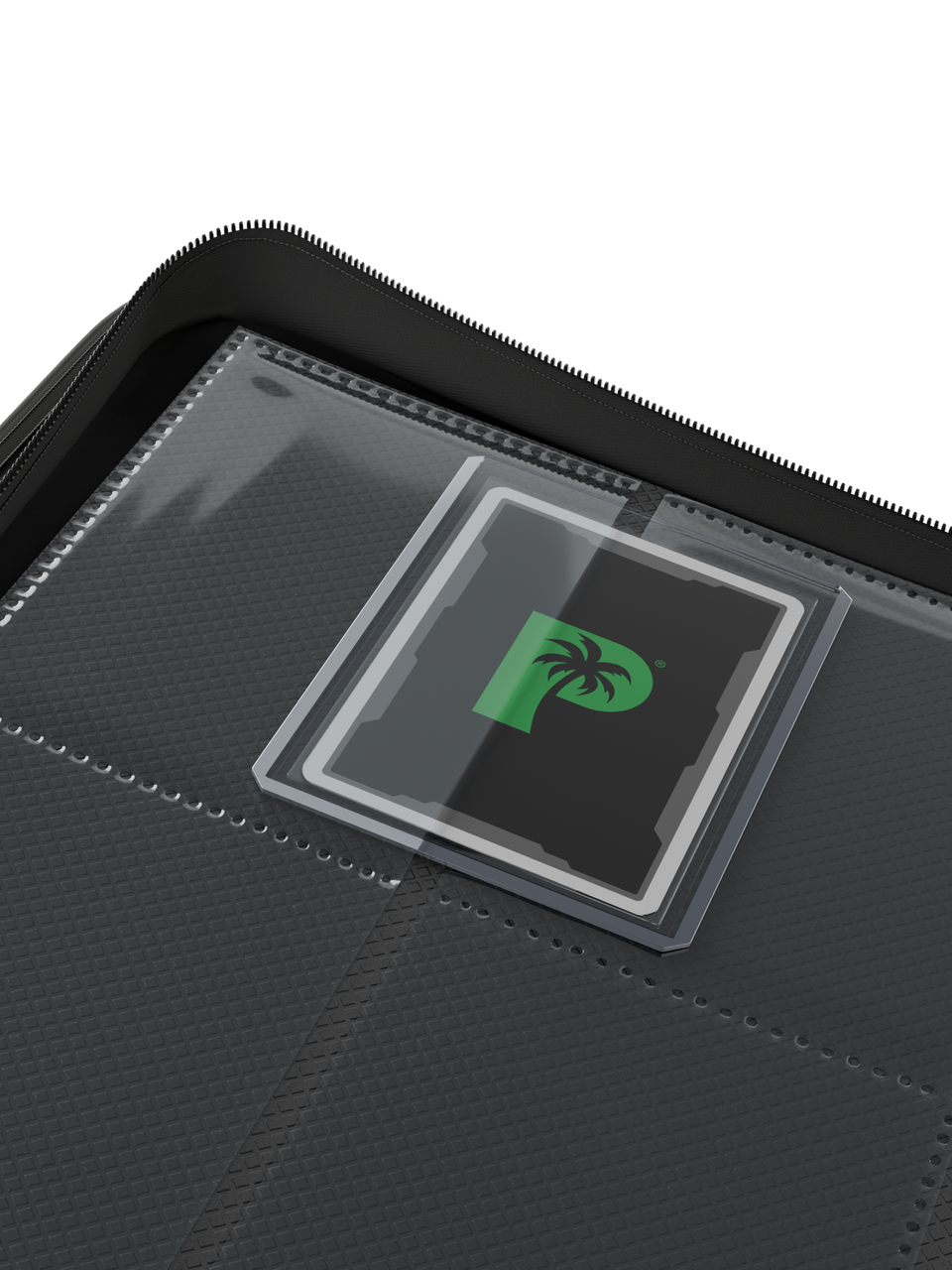 Palms Off Gaming | Collector's Series Top Loader Zip Binder - 9 Pocket - Black