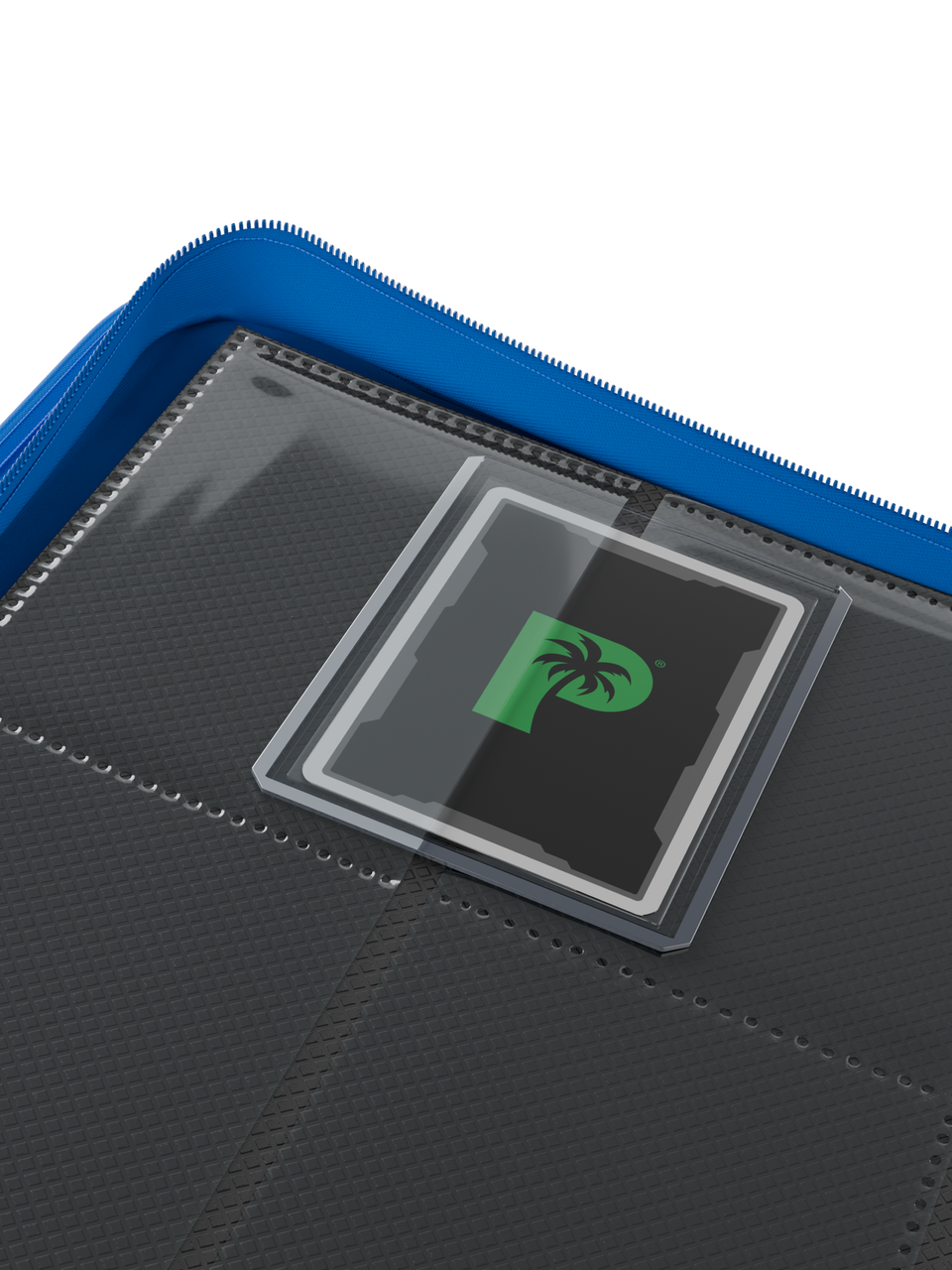 Palms Off Gaming | Collector's Series Top Loader Zip Binder - 9 Pocket - Blue