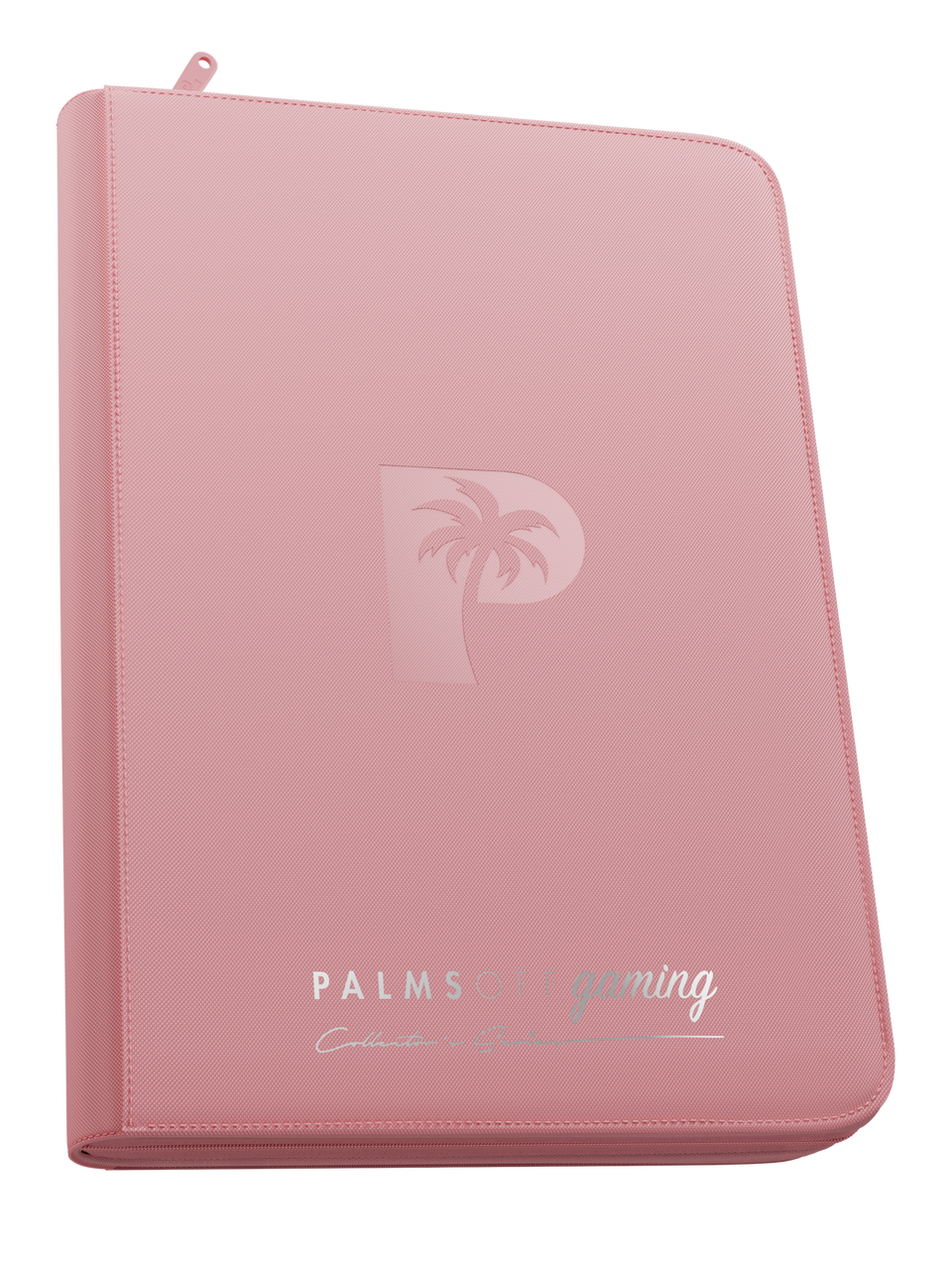Palms Off Gaming | Collector's Series Top Loader Zip Binder - 9 Pocket - Pink