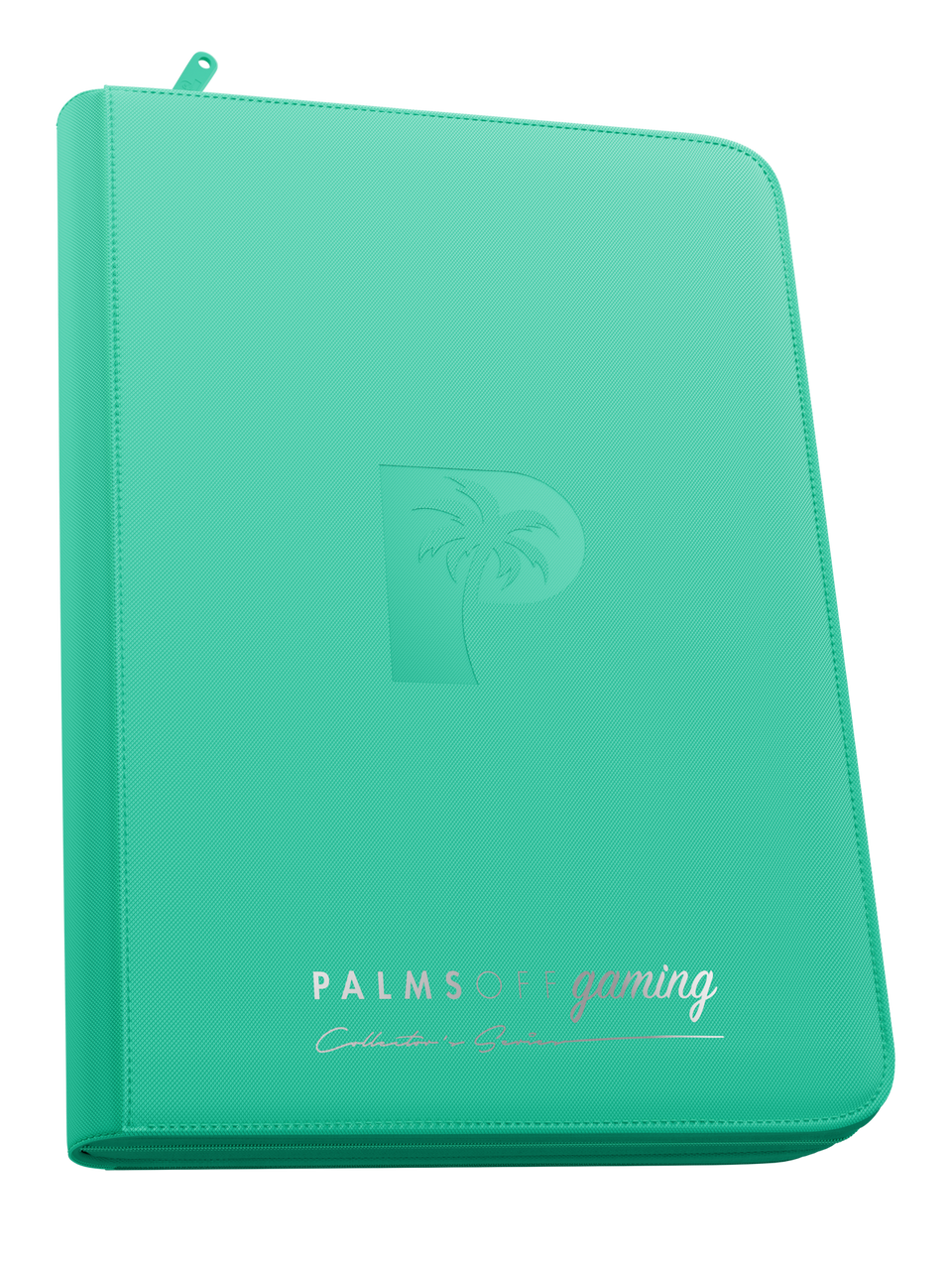 Palms Off Gaming | Collector's Series Top Loader Zip Binder - 9 Pocket - Turquoise