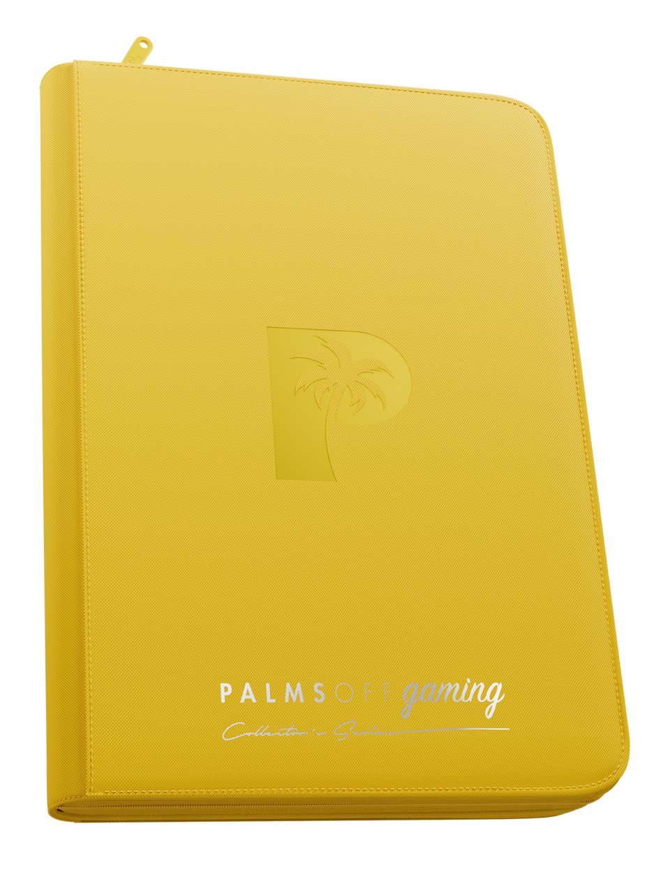 Palms Off Gaming | Collector's Series Top Loader Zip Binder - 9 Pocket - Yellow