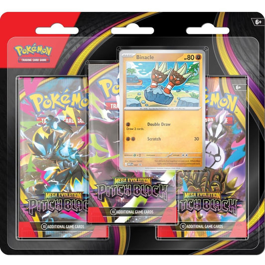 Pokémon TCG: Mega Evolution Pitch Black 3-Booster Blister
