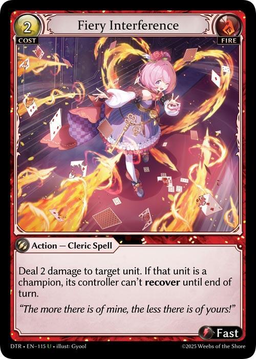 Fiery Interference 115 Uncommon Distorted Reflections NM