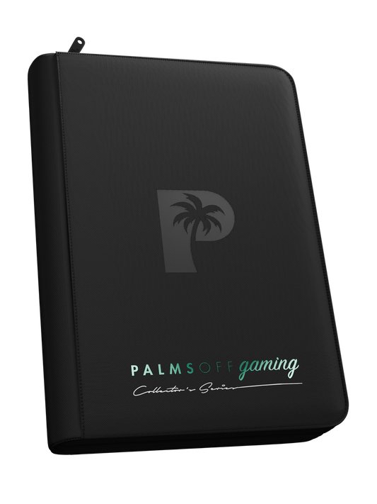 Palms Off Gaming | Collector's Series 4 Pocket Zip Binder - Black
