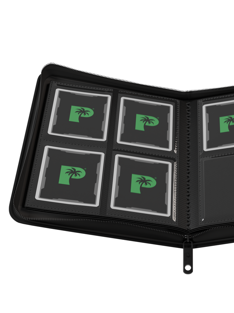 Palms Off Gaming | Collector's Series 4 Pocket Zip Binder - Black