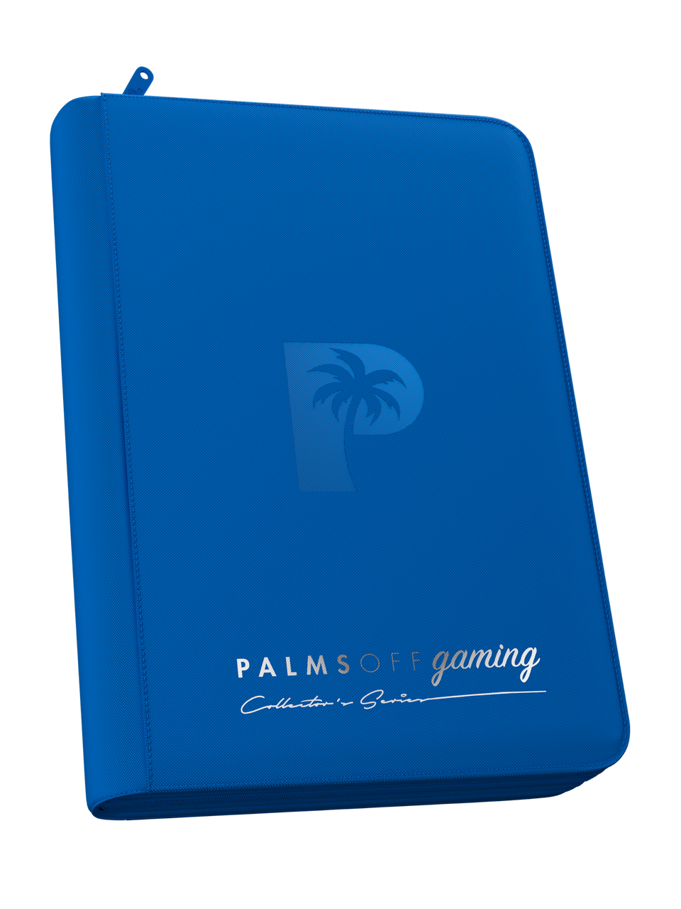 Palms Off Gaming | Collector's Series 4 Pocket Zip Binder - Blue