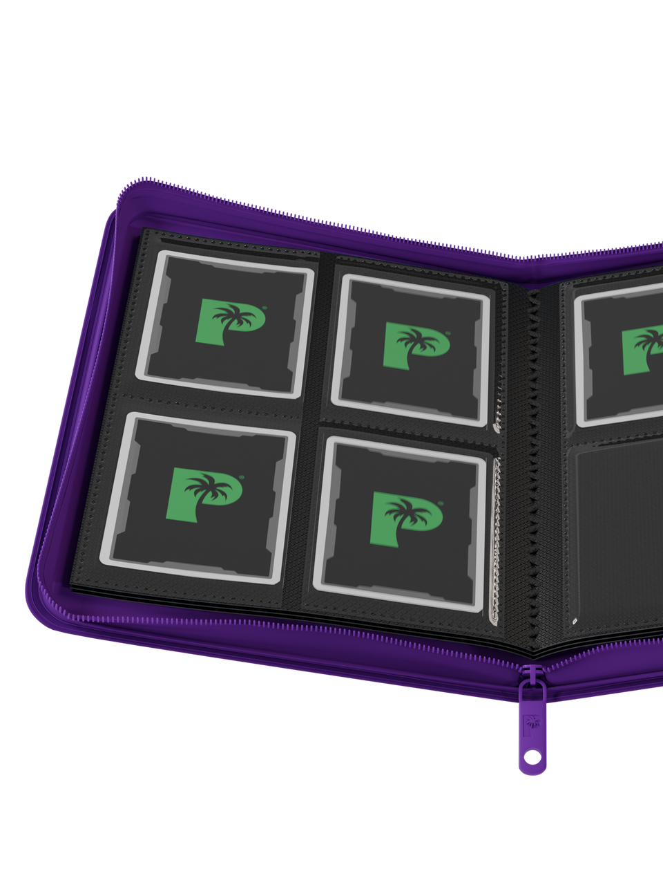 Palms Off Gaming | Collector's Series 4 Pocket Zip Binder - Purple