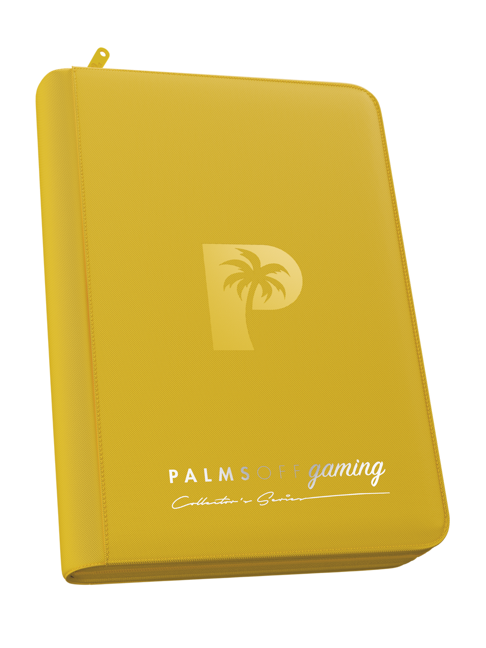 Palms Off Gaming | Collector's Series 4 Pocket Zip Binder - Yellow