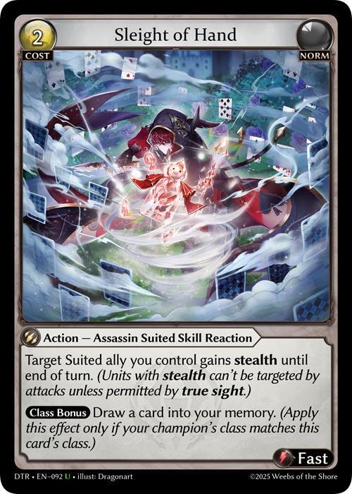 Sleight of Hand 092 Uncommon Distorted Reflections NM