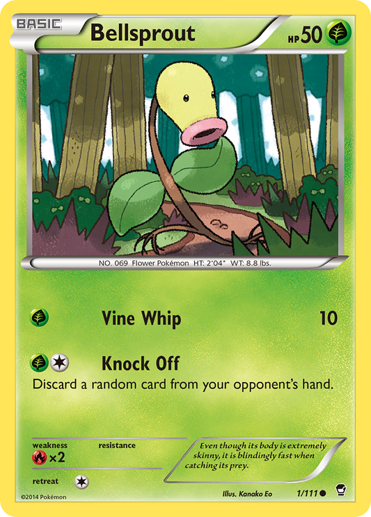 Bellsprout 1/111 Common Furious Fists NM/LP