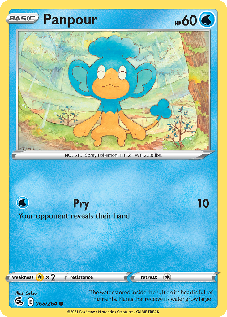 Panpour 068/264 Common Reverse Holo Fusion Strike NM/LP