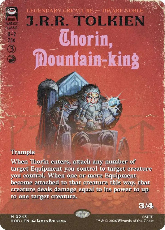Thorin, Mountain-king (Borderless) 243 Mythic The Hobbit NM/M