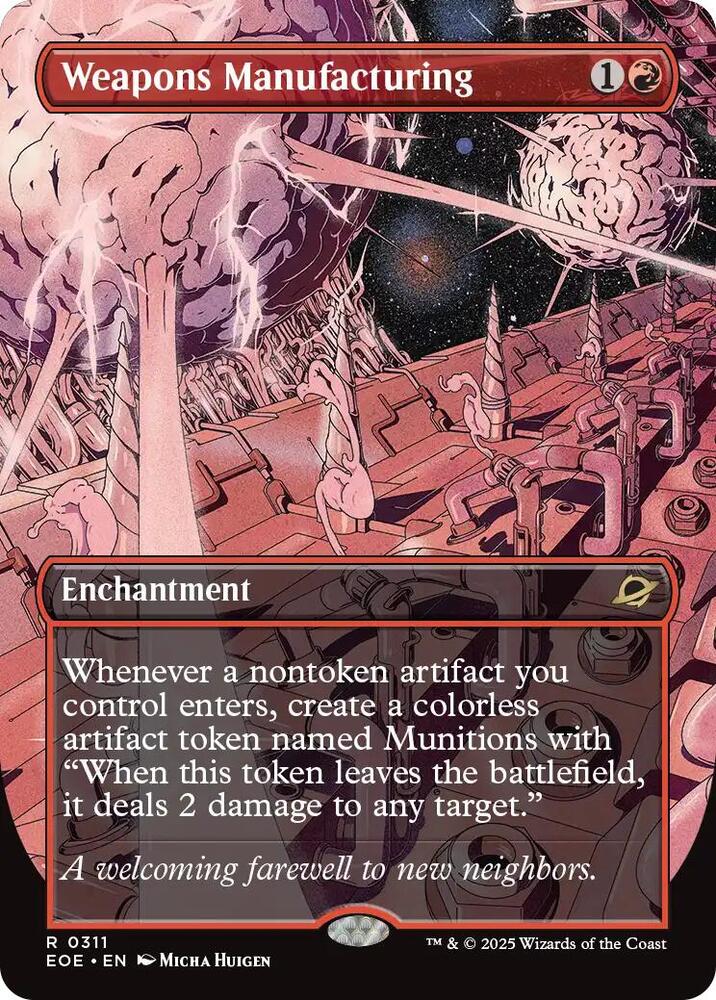 Weapons Manufacturing (Borderless) 311 Rare Edge of Eternities NM/M