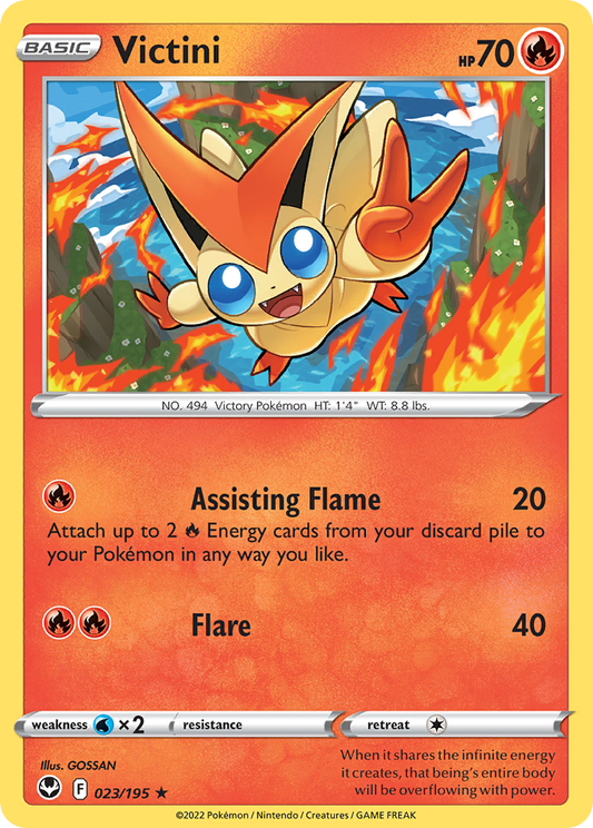 Victini 023/195 Rare Silver Tempest NM/M