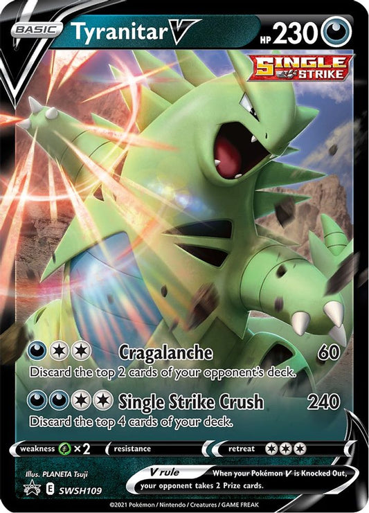 Tyranitar V SWSH109 Promo Sword & Shield Promo Holo NM/M