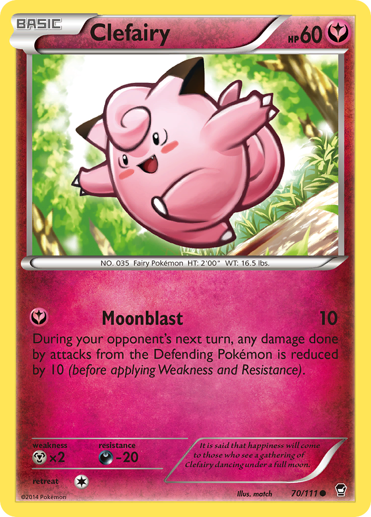 Clefairy 70/111 Common Furious Fists NM/M