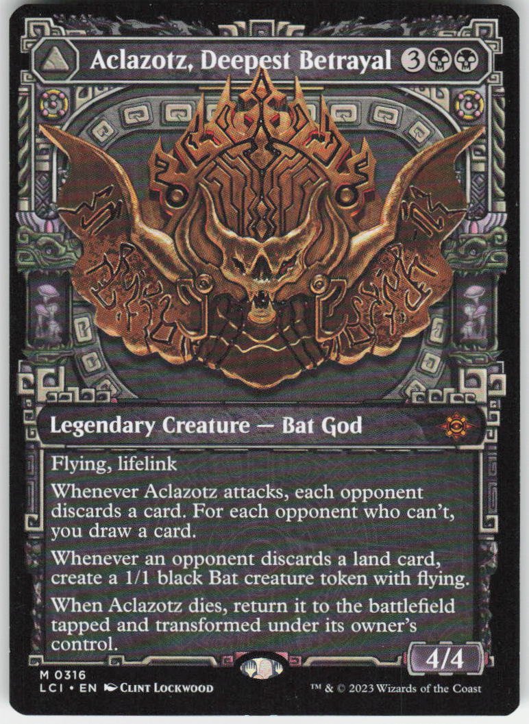Aclazotz, Deepest Betrayal (Showcase) M The Lost Caverns of Ixalan 316 NM