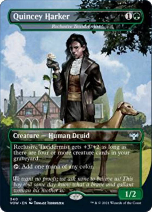 Quincey Harker - Reclusive Taxidermist 340 Foil Innistrad: Crimson Vow NM/M