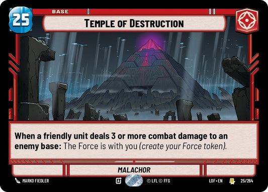 Temple of Destruction 025/264 Rare Legends of the Force NM/M