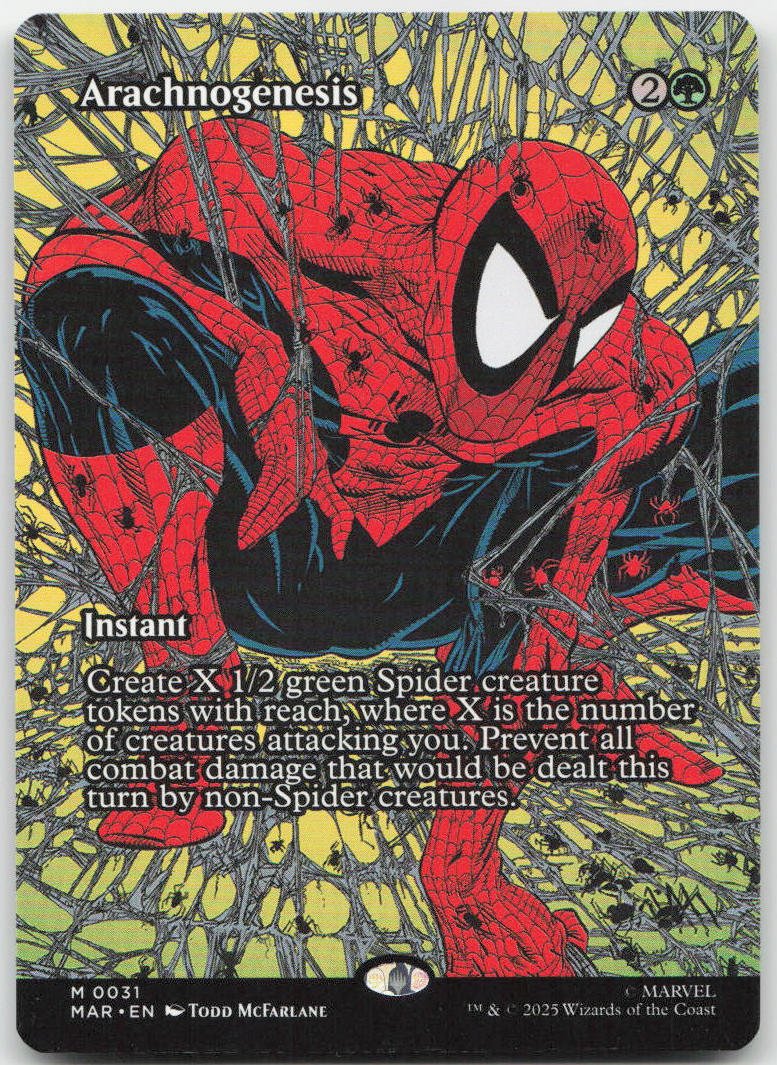 Arachnogenesis (Borderless) M Marvel Eternal-Legal 31 NM