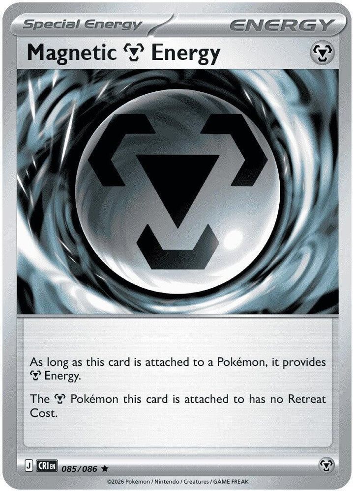 Magnetic M Energy 085/086 Rare Chaos Rising Holo NM/M