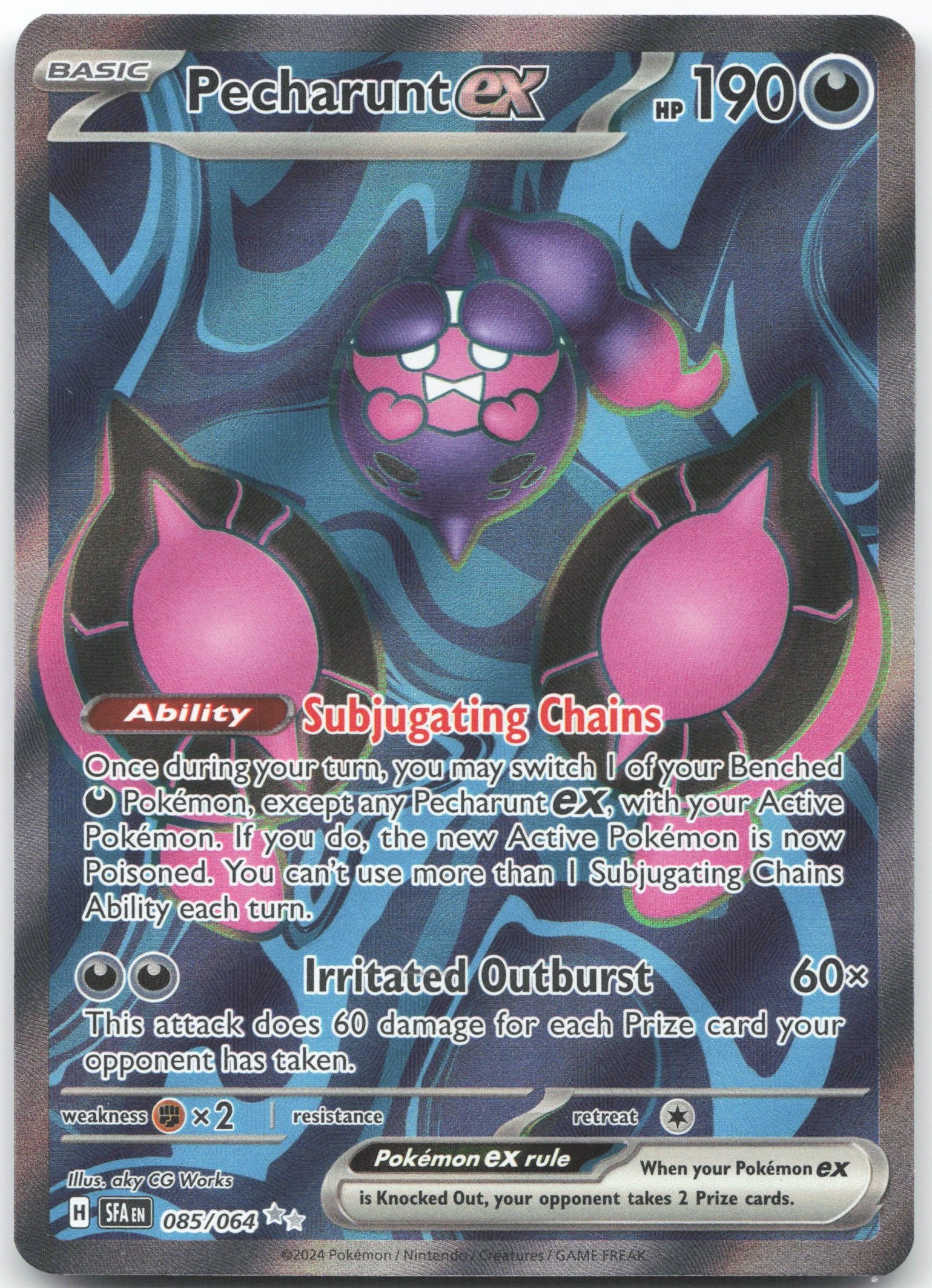 Pecharunt ex - Ultra Rare SV: Shrouded Fable 085/064 NM