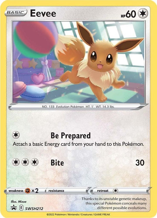 Eevee SWSH212 Promo Sword & Shield Promo Holo NM/M