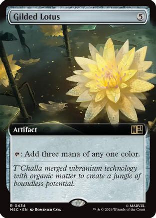 Gilded Lotus (Extended Art) 434 Rare Commander: Marvel Super Heroes NM/M