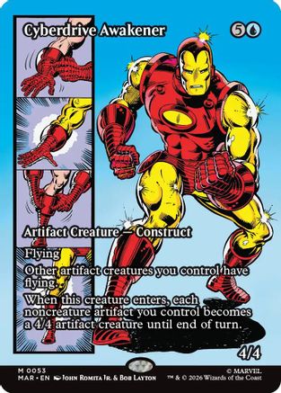 Cyberdrive Awakener (Borderless) 53 Mythic Marvel Universe Eternal-Legal NM/M