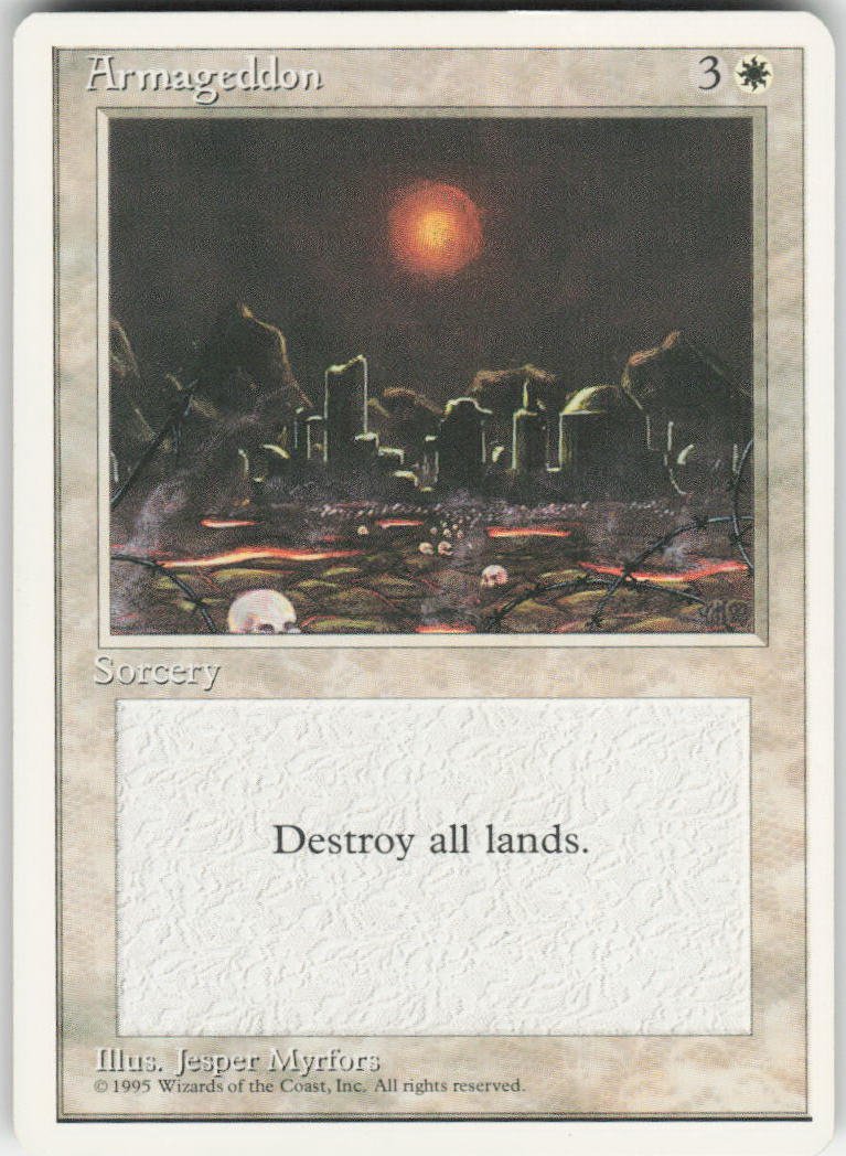 Armageddon R Fourth Edition 255 NM