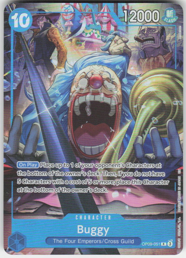 Buggy (051) (English Version 2nd Anniversary Set) R One Piece Promotion Cards OP09-051 NM