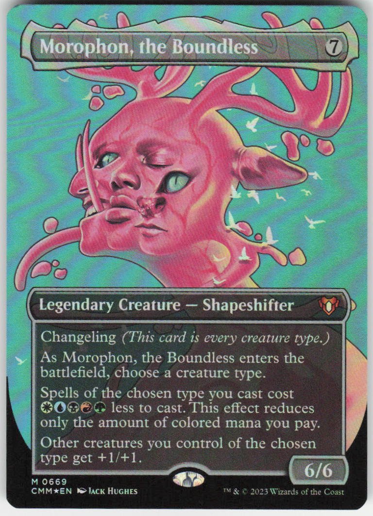 Morophon, the Boundless (Borderless) M Commander Masters 669 NM