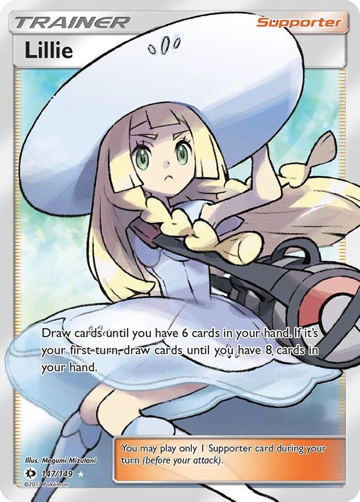 Lillie (Full Art) 147/149 Ultra Rare SM Base Set Holo NM/M