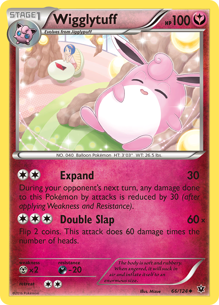 Wigglytuff 66/124 Uncommon Fates Collide NM/M