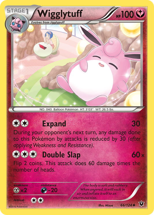 Wigglytuff 66/124 Uncommon Fates Collide NM/M