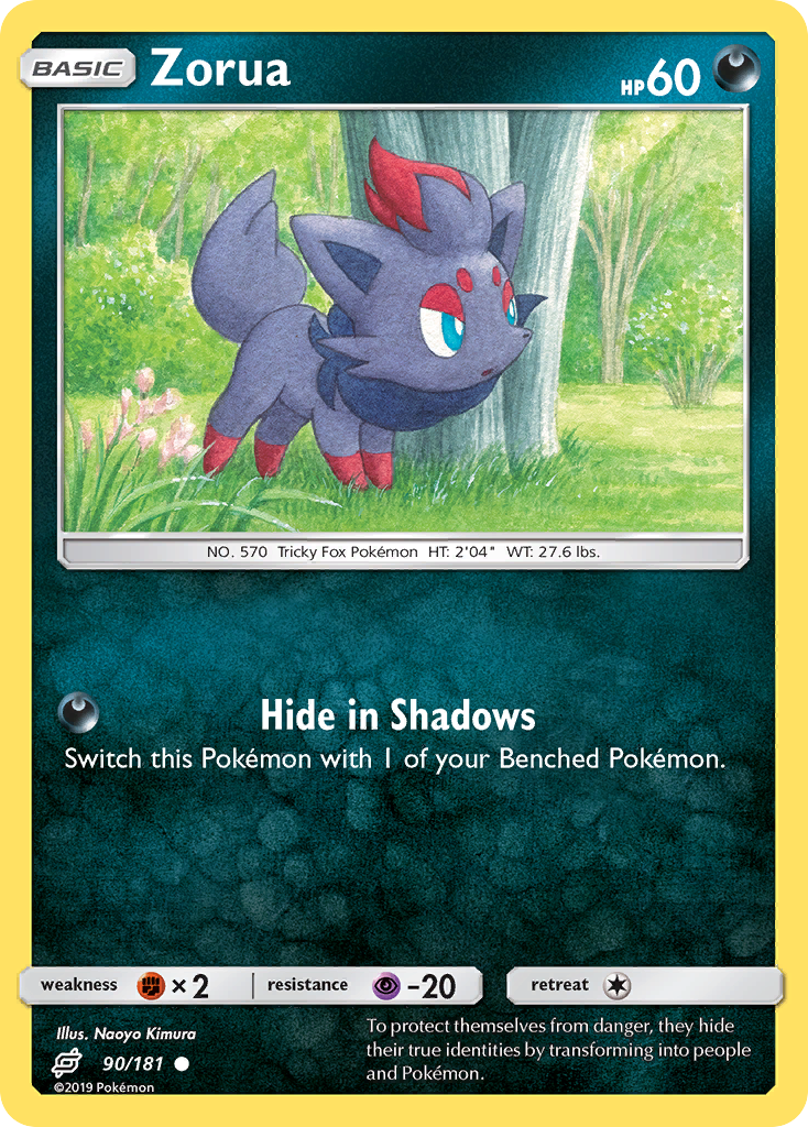 Zorua 90/181 Common Team Up NM/LP