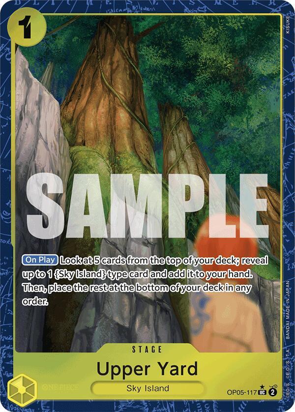 Upper Yard (Alternate Art) OP05-117 Uncommon Premium Booster -The Best- LP