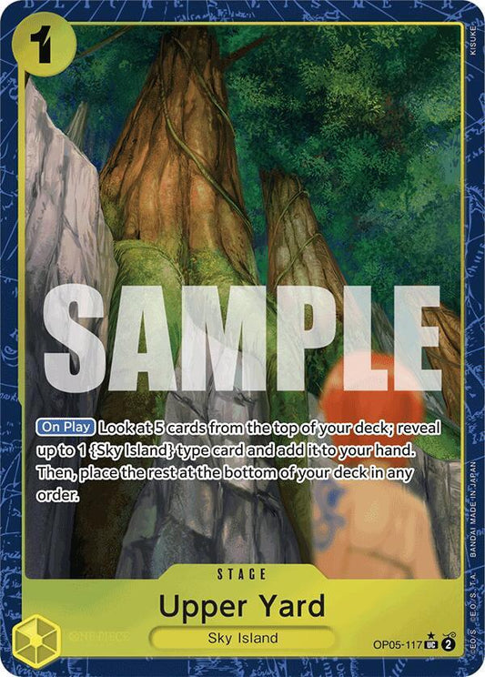 Upper Yard (Alternate Art) OP05-117 Uncommon Premium Booster -The Best- NM/M