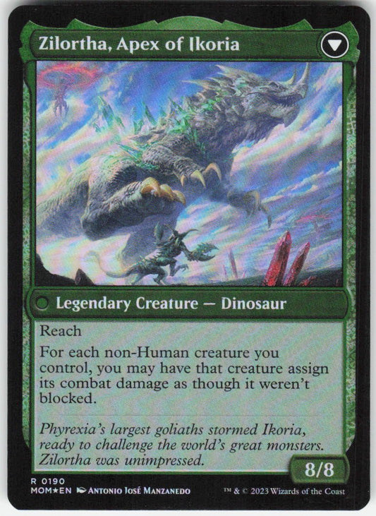 Invasion of Ikoria R March of the Machine 190 NM (Back)